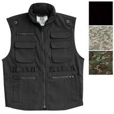 Rothco Kids Camo Ranger Vest Multi Pocket Military Tactical Army Hiking Fishing