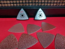 2 PACK Milwaukee M12 Multi Tool Triangle Sander Accessories ( P60 P80 P120 P240)