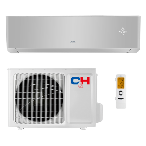 Wärmepumpe Inverter bis 9,5 kw Wi-Fi Zweistufiger Kompr.  C&H Split Klimaanlage - Bild 1 von 5
