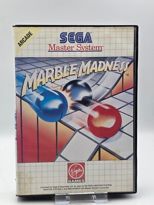 marble madness (Master System) (Clean Tested Cartridge)