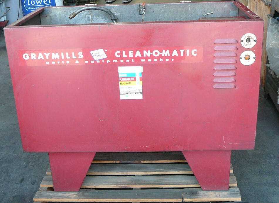 Graymills CleanOMatic 115v SOLVENT Parts Washer Model 500A 1/3HP