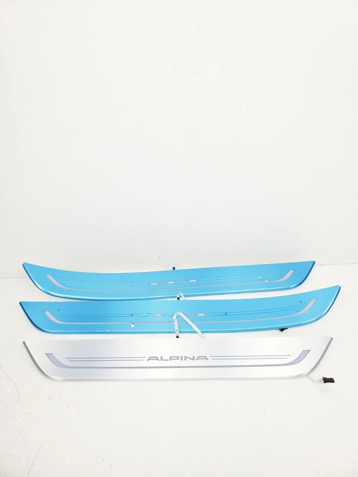 2016-2019 BMW ALPINA 7-SERIES B7 G12 DOOR SILL TRIM PLATE SET (IN PLASTIC) OEM - Image 2 of 4