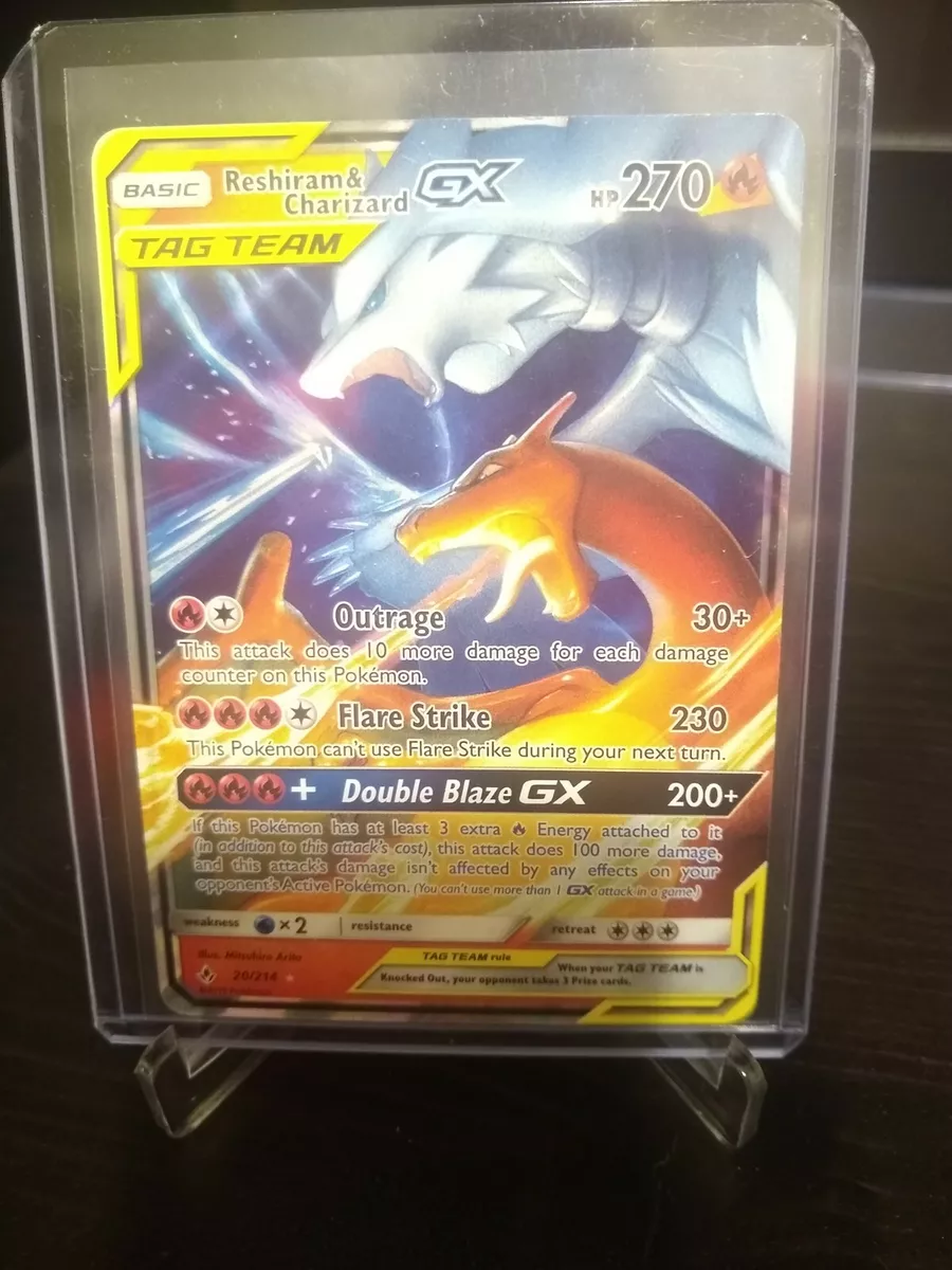 Reshiram & Charizard GX - 20/214 - Ultra Rare