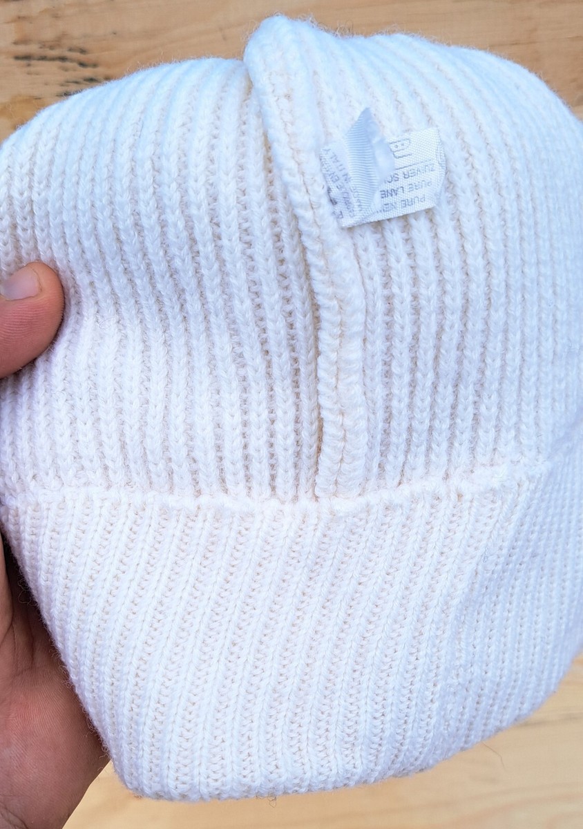 【vintage】90s all White Beanie sullen Beanies for Men & Women | Sullen Clothing