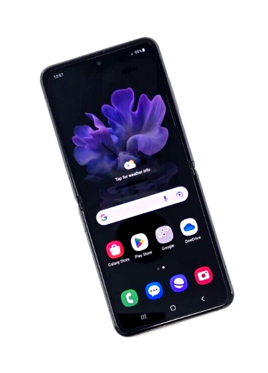 Samsung Galaxy Z Flip 5G SM-F707U GSM Desbloqueado de fábrica 256 GB Gris Bueno B+ Foto 2 de 4