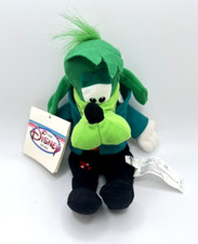 DISNEY STORE GREEN GOOFENSTEIN GOOFY 8" MINI BEAN BAG PLUSHY NWT VINTAGE