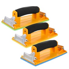 3 Pcs Wood Block Sander Paper Blocks Sandpaper Holder Hand Sanding