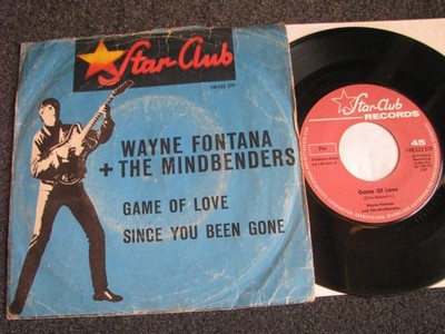 Wayne Fontana-The Mindbenders-Game of Love 7'' Vinyl-1965 Germany-Star Club