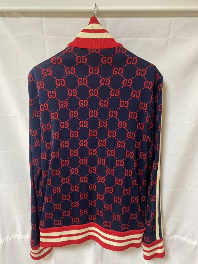 Gucci modello Gg set up rosso taglia L jacquard