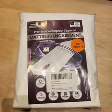 Premium Mattress Zippered Encasement Waterproof Cover Utopia Bedding 12" Deep