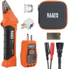 Klein Tools ET310KIT AC Circuit Breaker Finder GFCI Tester Kit w/ Case