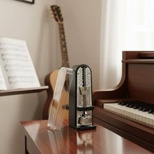 Mini Mechanical Metronome No Battery Required Wind up Beat Timer Long-Lasting