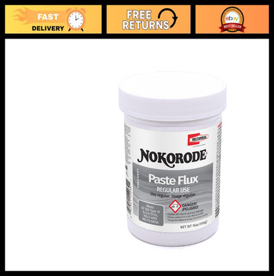 Regular Paste Flux for Plumbing - Cleans & Fluxes, 1 lb - Ideal for Soldering