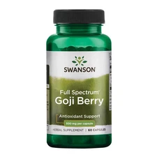Swanson Goji Berry "Wolfberry" 500 mg 60 Capsules