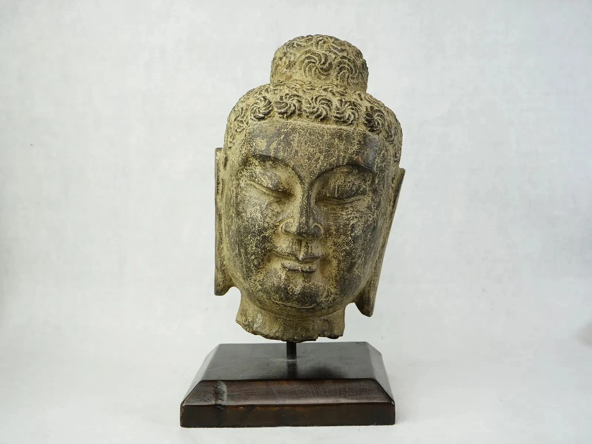 中国古董佛像和寿山石主雕像| eBay