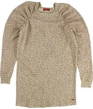 n:philanthropy Womens Leopard Print Sweater Dress, russetleopard, XL