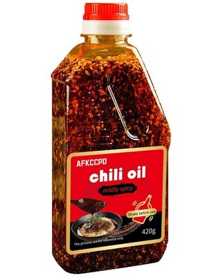 Small Chili Oil,14.8 Ounces/420g Sichuan Chili Crisp Spicy,Umami Crunchy Chil...