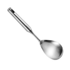 12.6 Inch Large Serving Spoon 304 Stainless Steel Cooking Utensil Silver