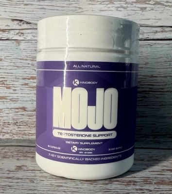 Kinobody Mens Mojo Testosterone Support Supplement Booster NEW 30 Day Exp:9/2026