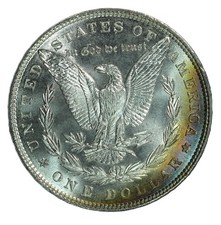 1886 $1 Morgan Silver Dollar- Choice Gem Bu - SMH 1287