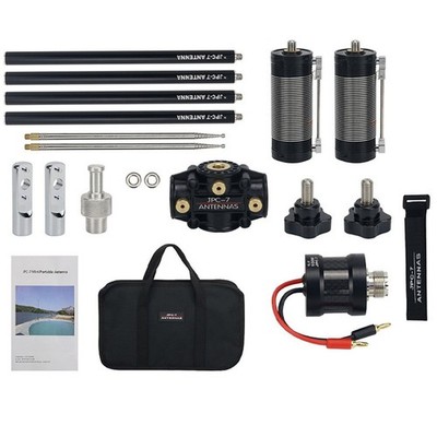 Portable JPC7 Multiband Shortwave Antenna with Carry Bag for Field Mobile Use