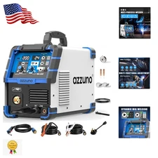 Heavy-Duty 200A MIG Welder with Synergic Control & Gasless Functionality