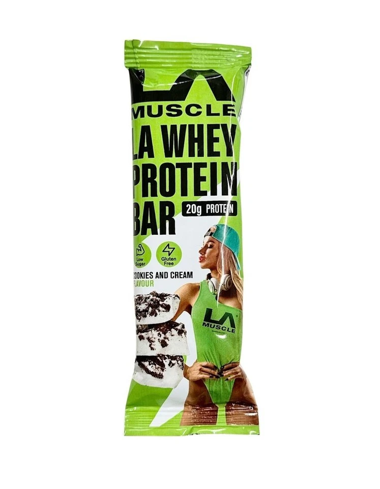 LA MUSCLE LA Whey Protein Bar