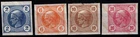 Austria 1901: Newspaper Stamps (ANK 101-104) Original Rubber with Fold (ANK €80)