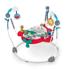 Ocean Explorers Airplane Adventure 2-In-1 Interactive Activity Jumper with Light