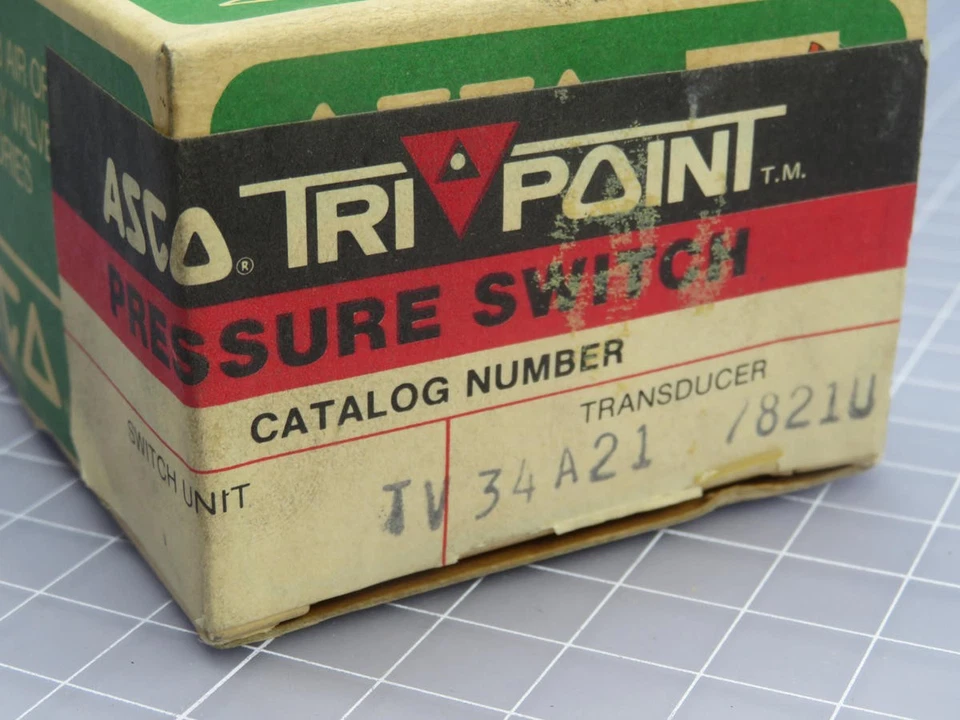 SENSOR DE PRESIÓN INDUSTRIAL ASCO TV34A21 PRENSA TRANS T221790 Foto 3 de 3