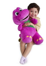 Barney The Dinosaur Barney  s World Big Plush 2 Foot Tall 24  Stuffed Toy New