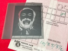 LUCIANO PAVAROTTI ORIGINAL PROMOTIONAL HEADSHOT NEGATIVE 1998 99