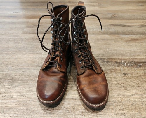 Red Wing Silversmith Boots 3362  Copper Rough & Tough Leather Women's Size 8.5 B