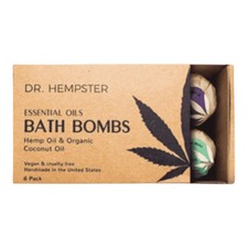 NEW Bath Bombs Essential-Oil Vegan Gift-Set Organic Moisturizing Coconut Hemp