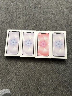 Apple iPhone 17e Empty Retail Boxes Lot of 4 Pink & Purple For Apple iPhone