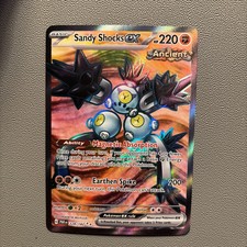 sandy shocks pokemon card value Amazon.com: Pokemon - Sandy Shocks ex 250/182 - Paradox Rift - Special  Illustration Rare main image 1