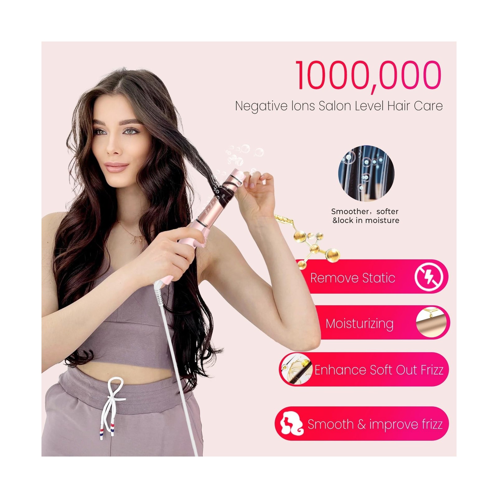 Mini Travel Curling Iron, European Travel Curling Iron Dual Voltage... Fast Ship