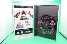 Space Jam (Sega Saturn, 1996) CIB W/ Manual, REG card Tested & Works. Clean
