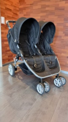 Britax Römer B-Agile Double Zwillings- und Geschwisterbuggy Kinderwagen Schwarz