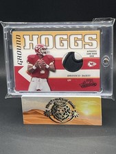 2001 Playoff Absolute Ground Hoggs #GH-46 WARREN MOON Game Used Nike Logo # /125