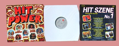 Schallplatten (3) engl. Hits aus 80-90er ''HIT-POWER+Hit-Szene+Hit-Festival''
