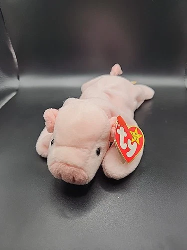 TY Beanie Baby – Squealer – Pig – Plush – April 23, 1993 / Vintage Style 4005