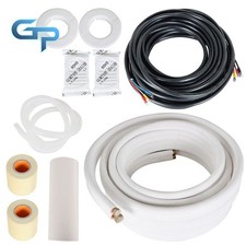 50-Ft Install Kits For Mini Split Heat Pump Systems 3/8Inch - 5/8Inch Dia. Pipe
