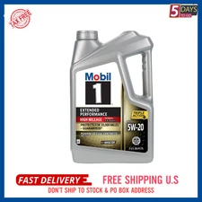 Mobil 1 Extended Performance High Mileage Full Synthetic Motor Oil 5W-20, 5 Quar