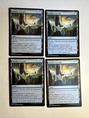 4x Mtg Battle for Zendikar Skyline Cascade NM Magic The Gathering