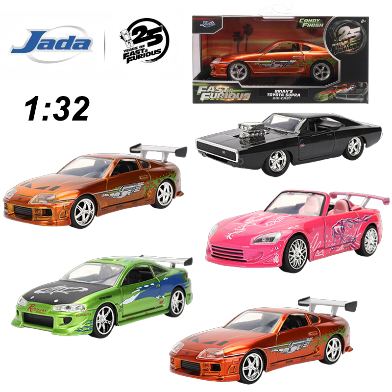JADA Fast & Furious 25th Toyota Supra Dodge Charger R/T Mitsubishi