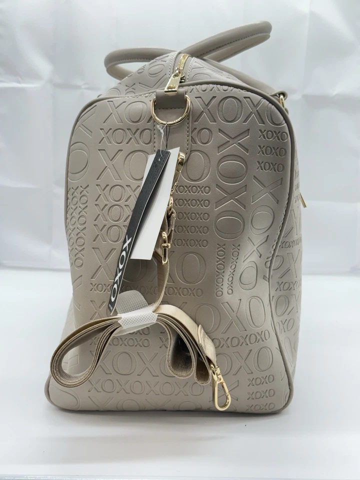 XOXO Women's Large Beige Duffle Travel Bag W/ Detachable Shoulder Strap - XOH332 - Image 4 of 4