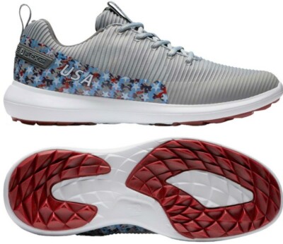 FOOTJOY FLEX XP MEN GOLF SHOE SIZ 15 TEAM USA PRESIDENTS CUP  display picture 2