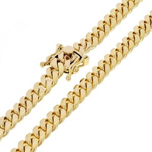 14k Yellow Gold Solid Miami Cuban Link Chain Necklace 24" 6.5mm 72 grams