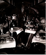 2002 Vintage Print Flight History United Airlines 1930 Inflight Breakfast DC-3